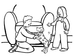 Sparky with a Couple